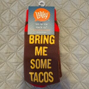 Brown and Red Men's Socks